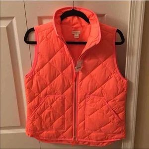 NWT Jcrew Quilted Puffer Vest